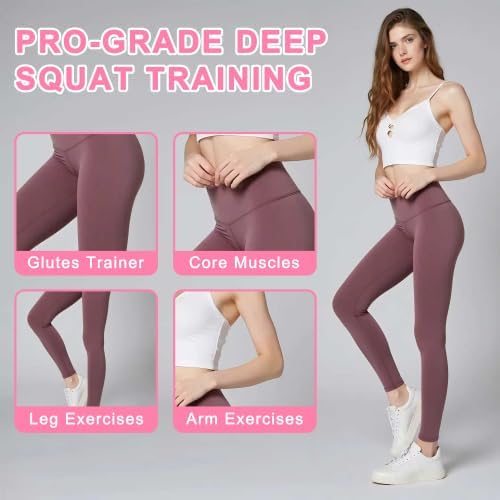 Deep Squat Machine for Women, Adjustable Glutes Trainer Machine, Core & Leg Exercise, Push Up Workout Equipment at Home Gym，New