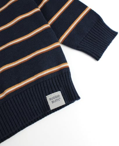 Image of RUGGEDBUTTS Baby /Toddler Boys Pullover Quarter-Zip Sweater