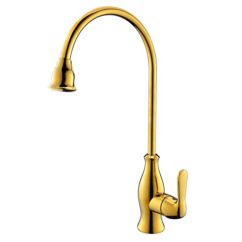 Grifo de cocina giratorio estilo europeo para agua fría y caliente