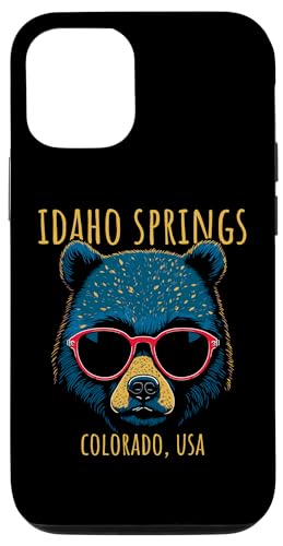 Idaho Springs Colorado USA - Oso con Gafas de Sol Carcasa para iPhone 12/12 Pro