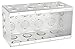 Solid 3-1/2 Inch Deep Four Gang Masonry Box-1 per case