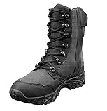 ALTAI 8' Black Tactical Side Zip Boots Model: MFT200-Z Size 9.5