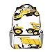 SGSKJ Schulrucksack Mädchen Jungen Kinder, Schultasche Schulrucksäcke Rucksäcke Schultaschen Backpack Straßenroller Bulldozer Muldenkipper
