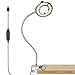 Produktbild Lzonunl Leselampe Buch Klemme, 24 LED USB- Augenpflege Schreibtischlampe mit 3-Farben-Modus und 10 Helligkeit Dimmer, 360 ° flexiblem Schwanenhals, Memory und Automatischer Abschaltfunktion