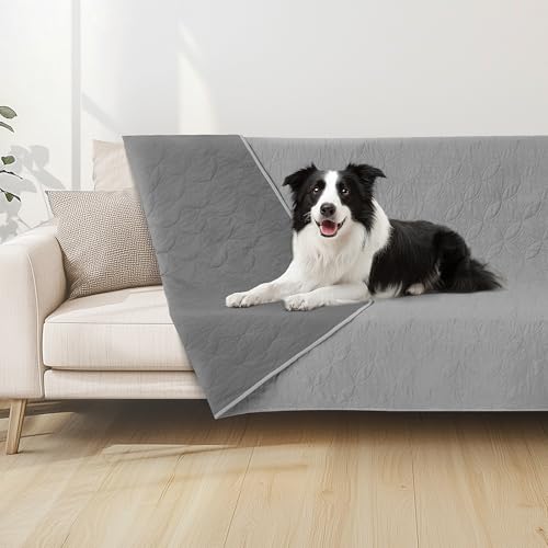PICK FOR LIFE Waterproof Dog Blanket For Bed 97×190cm Reversible Sofa Cover