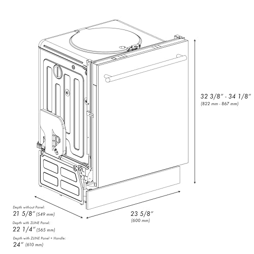 Zline Kitchen And Bath DW-304-24 Zline 24 Inch Top Control Dishwasher In Stainless Steel thumb #8
