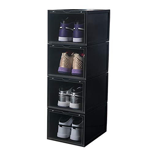 Buy Premium Shoe Box 4 Pack Front Open with door