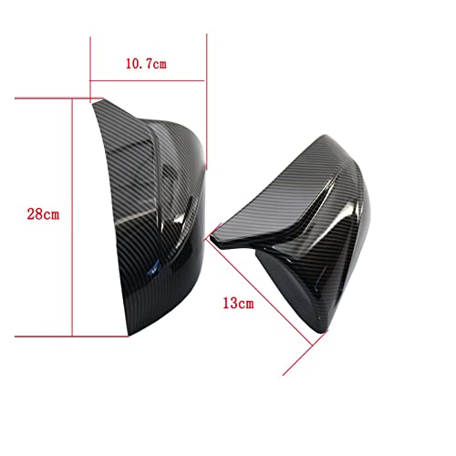 Couverture de rétroviseur pour Tesla Modèle 3 2017-2021 coque de remplacement noir - 2