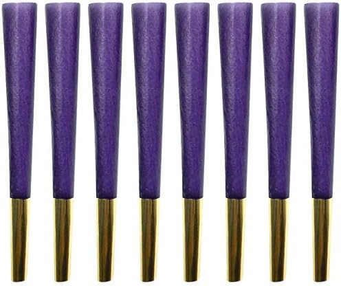 Elephant Rolling Papers, Purple Royale Pre-Rolled Cones 8 Pack