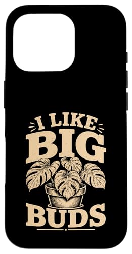Funny Big Buds �K�[�f�j���O�����W���[�N �j�����p �X�}�z�P�[�X iPhone 16 Pro �p