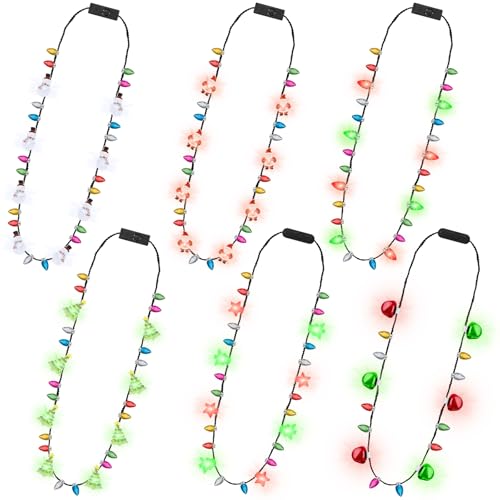 Collier lumineux de Noël parfait comme cadeau de fête original