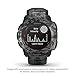 Garmin Instinct Solar, Rugged Outdoor Smartwatch with Solar Charging Capabilities, Built-in Sports Apps and Health Monitoring, Graphite Camo