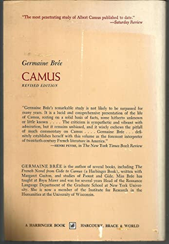 Camus, Revised Edition B01MSU98UH Book Cover