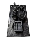 TECKEEN 1/24 Military German WWII R75 Panzerfaust 30 Motorcycle for Gift Birthday Christmas