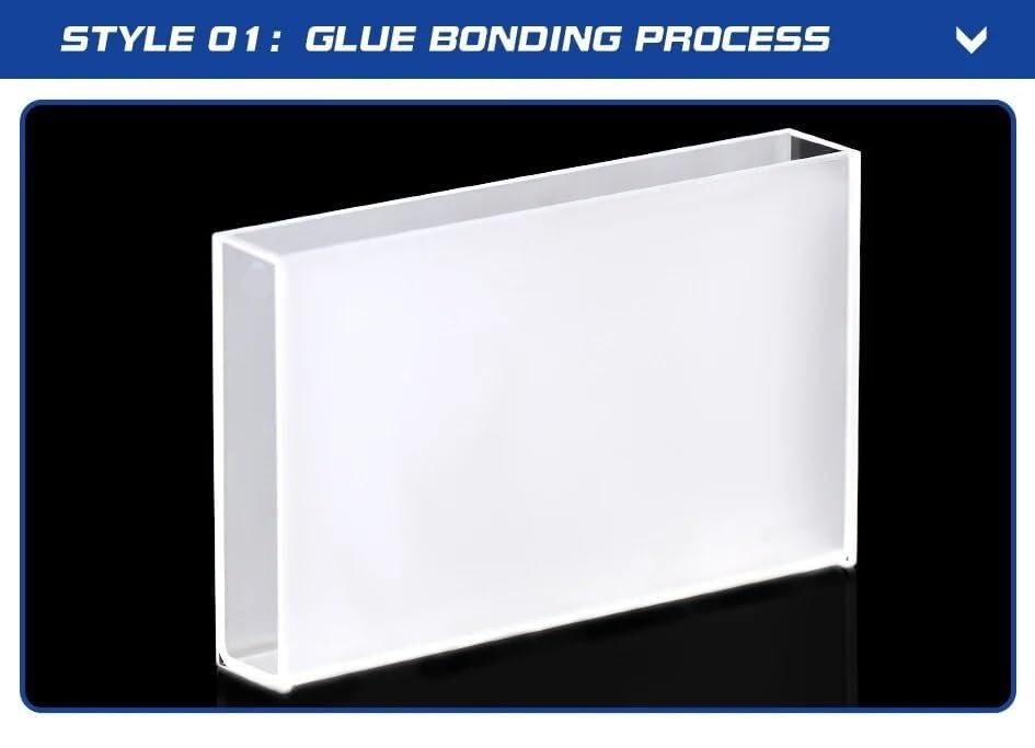 Cubeta de cuarzo estándar de 70 mm: celda de cuarzo de alta precisión for espectrofotometría UV-Visible, volumen de 24,5 ml | Glue bonding process