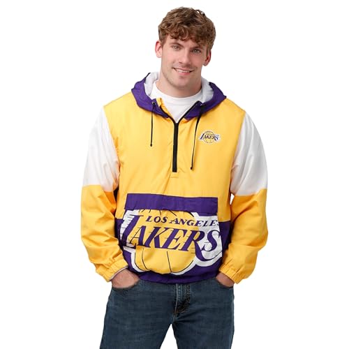 FOCO Men's Standard NBA Logo Warm-Up Windbreaker...