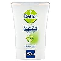 Dettol No Touch Antibacterial Hand Wash Aloe Vera Refill, 250ml