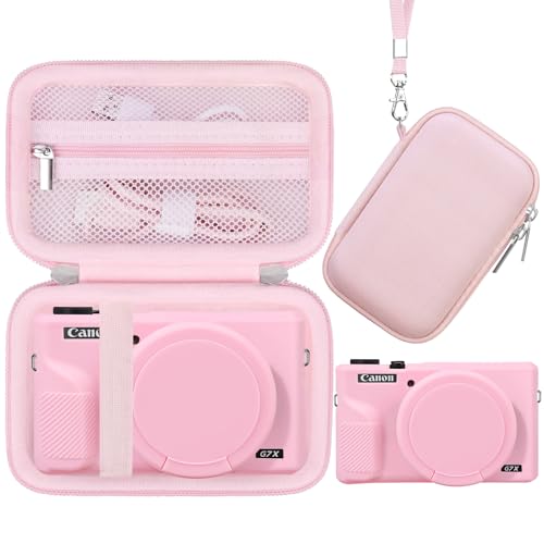 Image of Elonbo Camera Carrying Case for Canon PowerShot G7X Mark III Digital Camera