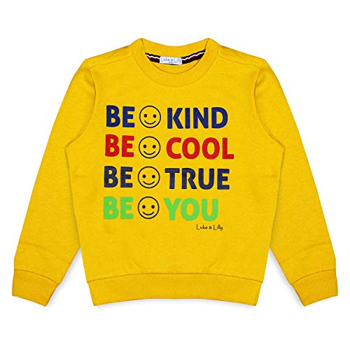 Image of Luke and Lilly Boys Fleece Fullsleeve Printed Sweatshirt