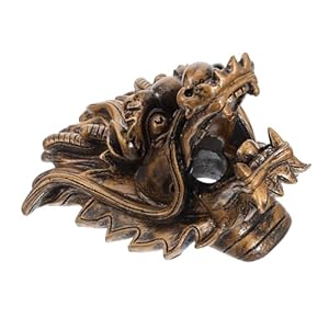Cabilock Garten Drachenkopf Wandbrunnen Bronzeoptik