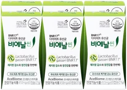 AceBiome BNRThin Probiotic, Weight Management, Lactobacillus gasseri BNR17, 10 Billion CFU Guaranteed, Digestive Health, 60 Capsules x6packs AceBiome BNRThin Probiotic, Weight Management, Lactobacillus gasseri BNR17, 10 Billion CFU Guaranteed, Digestive Health, 60 Capsules x6packs