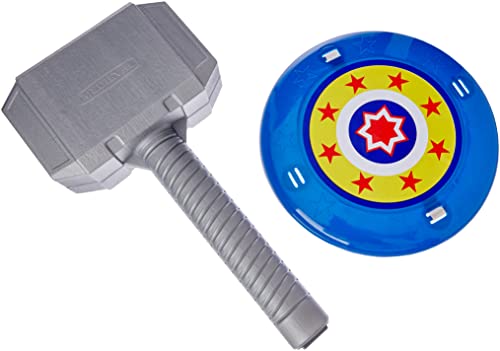 Fantasia Acessório Escudo e Martelo Heróis Leplastic 60cm