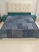 Trade Star Reversible Kantha Quilt Ethnic Cotton Queen Size Bedding Indian Hand Block Indigo Print Ajarak Bedspread Throw for Home Decor (Pattern 11)