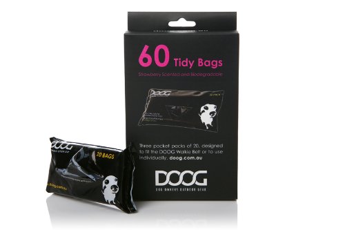 DOOG - Tidy Bag Refill with Strong Handles Scented (RB02) 3-Pack; 60 bags