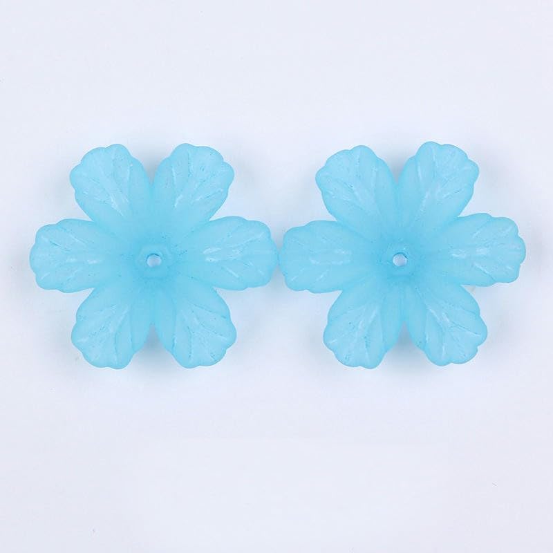 240 cuentas acrílicas esmeriladas de 32 mm de color caramelo esmerilado, cuentas de resina para hacer pulseras