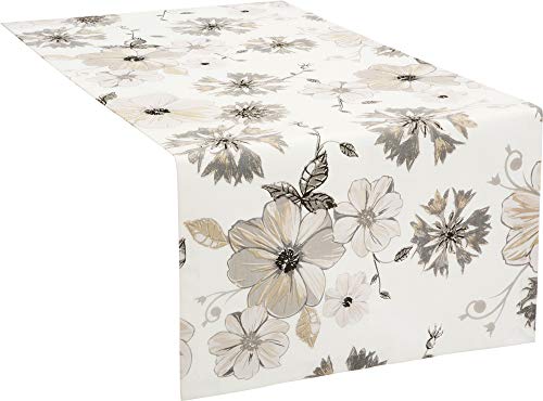 Erwin Müller Tischläufer, Tischdecke Blumen Blume Größe 40x170 cm -...