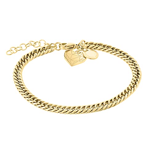 LIEBESKIND Armband Broken Heart Edelstahl Ip Gold