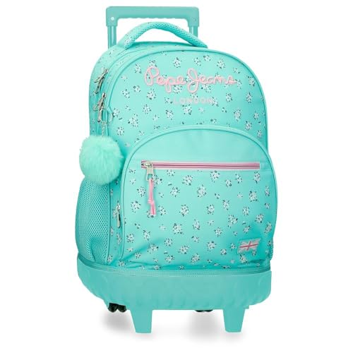 Pepe Jeans Nora Mochila Compact, Azul, 32x43x21 cms
