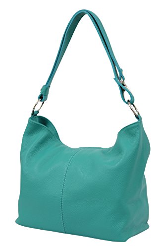 Sac à main en cuir pour femme AMBRA Moda GL005, grand sac porté épaule élégant en Italie