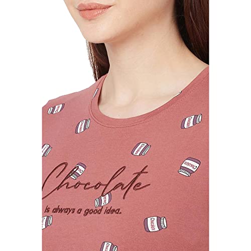 Image of Sweet Dreams Printed Cotton Regular Fit Womens Nightsuit