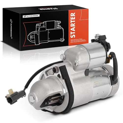 A-Premium - A-Premium Starter Motor Compatible with Nissan 350Z 2007 2008 2009 3.5L, 12V 1.4KW 12-Teeth Clockwise, Replace# 2330MEV10BRW, HST114928A