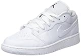  Nike Air Jordan 1 Low GS, Zapatillas Unisex Niños, Blanco (White/Black/White 101), 36.5 EU