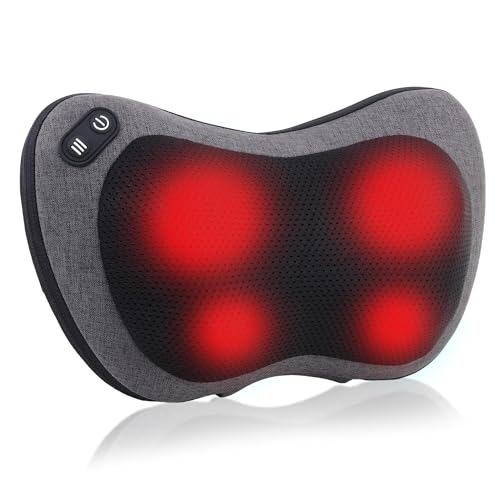 APXPF Shiatsu Neck and Back Massager with Heat -...