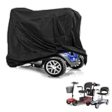 Upgraded Mobility Scooter Storage Cover Mobility Scooter Cover Waterproof Electric Scooter Cover All-Weather Outdoor Protector from Dust Dirt Snow Rain Sun Rays, Storage Bag, 66.9x24x46inch