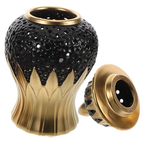 Amosfun Adornos Generales Para Tarros Jarrones De Vintage Con Tapa Para Decorar Cocina y Sala De Estar Para Almacenar Ajo y Jengibre