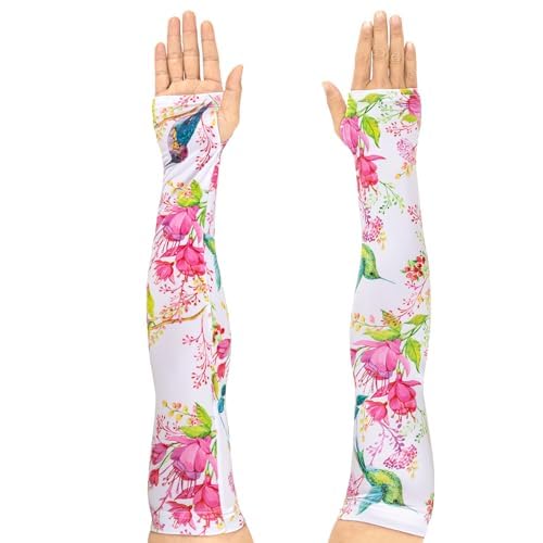 TUYUU Gardening Sleeves For Women Men,Garden Sleeves Farmers UV Protection Arm Sleeves,Thorn Proof Sun Cooling Sleeves