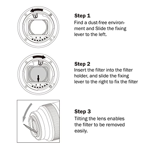 Haida Rear Lens ND Filter Kit - ND8 ND16 ND64 ND1000 Neutral Density Filter Set for Sigma 14-24mm F/2.8 DG DN Art Lens for Sony E and Leica L - Image 5