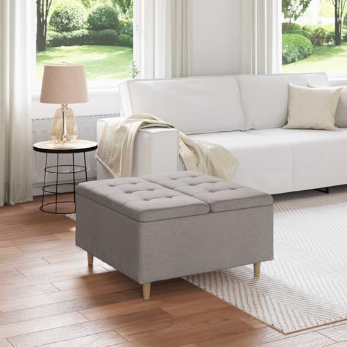 Design matelassé et confort pour cette sous-table de rangement - 2