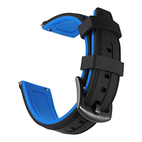 OLLREAR Correa Reloj Recambios Correa Relojes Caucho Suave Cover