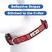 Pawtitas Reflective Dog Collar Adjustable Dog Collars for Small Dogs Puppy Collar Extra Small Dog Collar Red Dog Collar