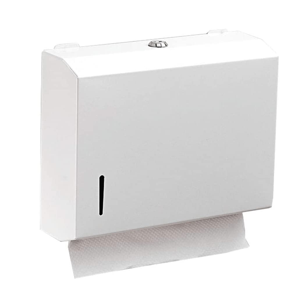 BKEKM Toallas Despachador Dispensador de Toallas de Papel Comercial con Cerradura Dispensador de Toallas de Mano de Acero Inoxidable a Prueba de Agua para toalleros de Papel para el hogar práctico