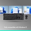 Logitech MK270 Combo de Teclado y Ratón Inalámbricos Tamaño Completo - Negro 6
