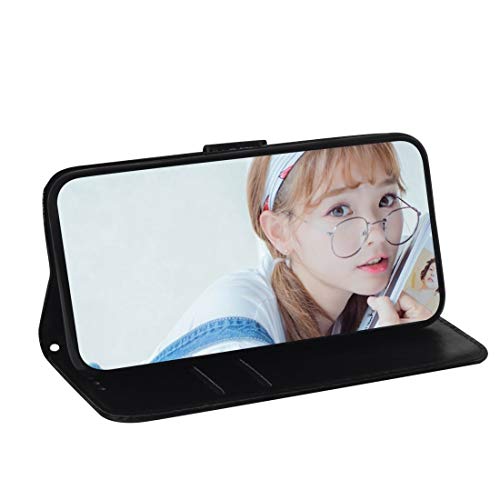 JSLY – Capa de couro PU com fivela magnética horizontal para LG G8 ThinQ com suporte e compartimento