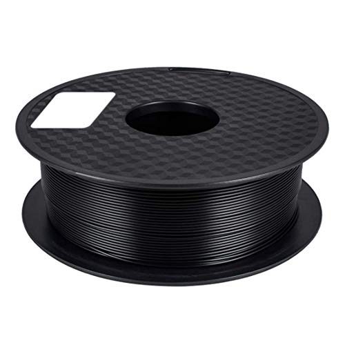 3D Printer PLA Filament 1.75mm - 3D Pen PLA Filament - Dimensional Accuracy + - 0.05mm - 1 kg Spool (2.2 lbs) - 1.75mm - Black
