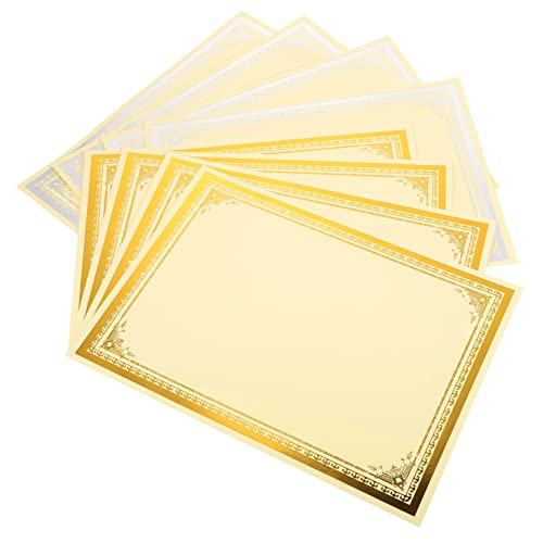 Tofficu 8hojas Diplomas y Certificados De Honor De Decorativo Para Oficina y Escuela