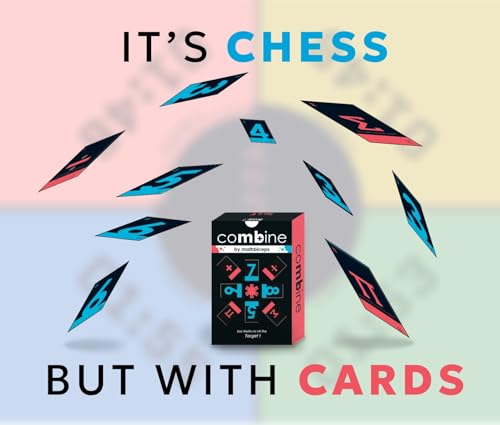Image of MathBiceps Combine - Educational Math Card Game | Strategy & Mental Math Game for 1-6 Players | 55 Cards | Ages 11+